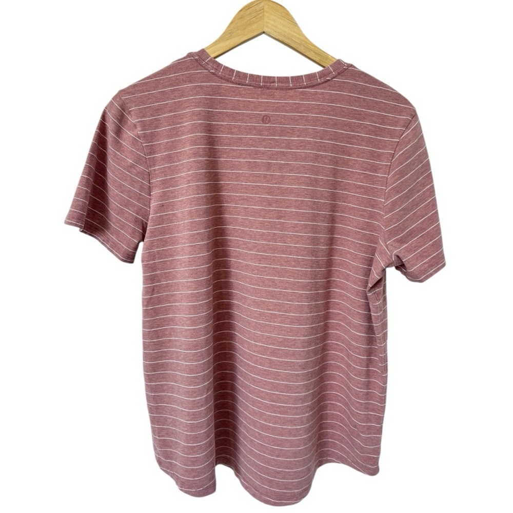 lululemon athletica Pink Striped Short Sleeve Tee - Picture 5 of 10